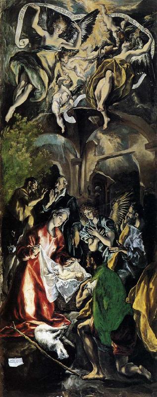 Greco El Adoration of the ShepherdsAdoration of the Shepherds oil painting image